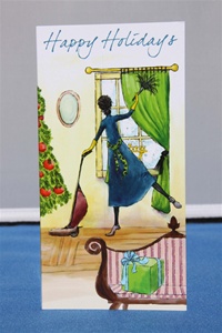 Cleaning Person Holiday Gift Card