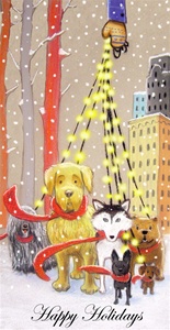 Dog Walker Holiday Gift Card