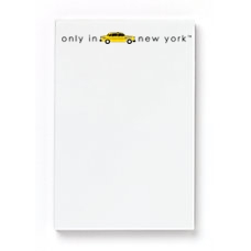 Memo Pad - ONLY IN NEW YORK with TAXI