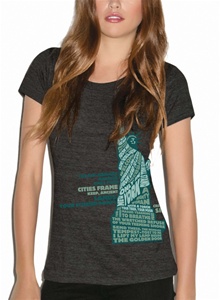 Statue of Liberty - Women's Short Sleeve Scoop Neck, 3 Color Design